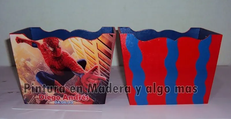 Pintura en Madera y algo mas : SORPRESAS SPIDERMAN HOMBRE ARAÑA