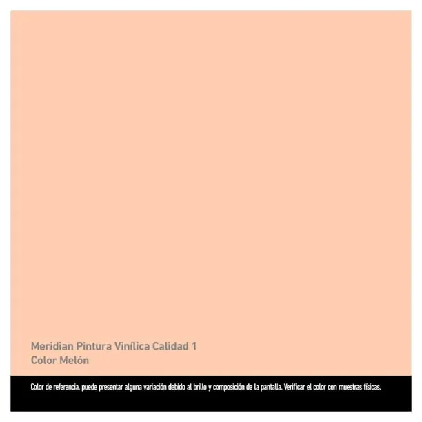 Pintura Meridian Estándar 1 Año Color Melón Mate 4 Litros | Walmart en línea