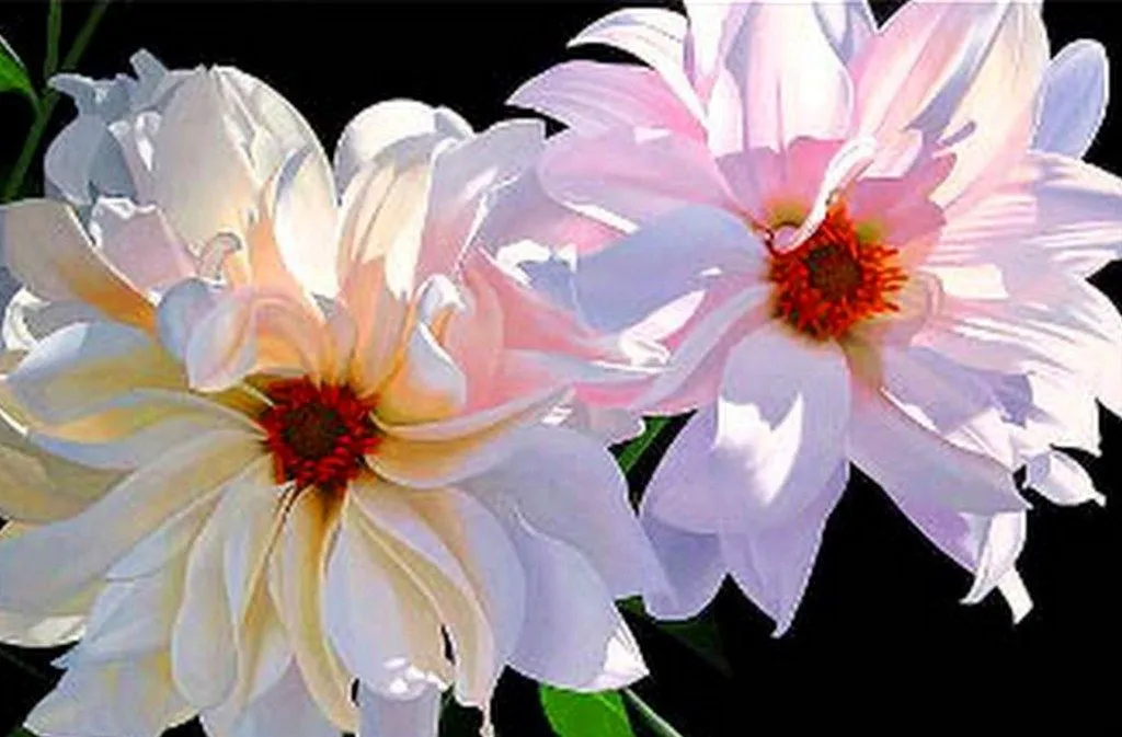 Pintura Moderna al Óleo: Cuadros bonitos de flores Pintura Moderna al Óleo: Cuadros bonitos de flores