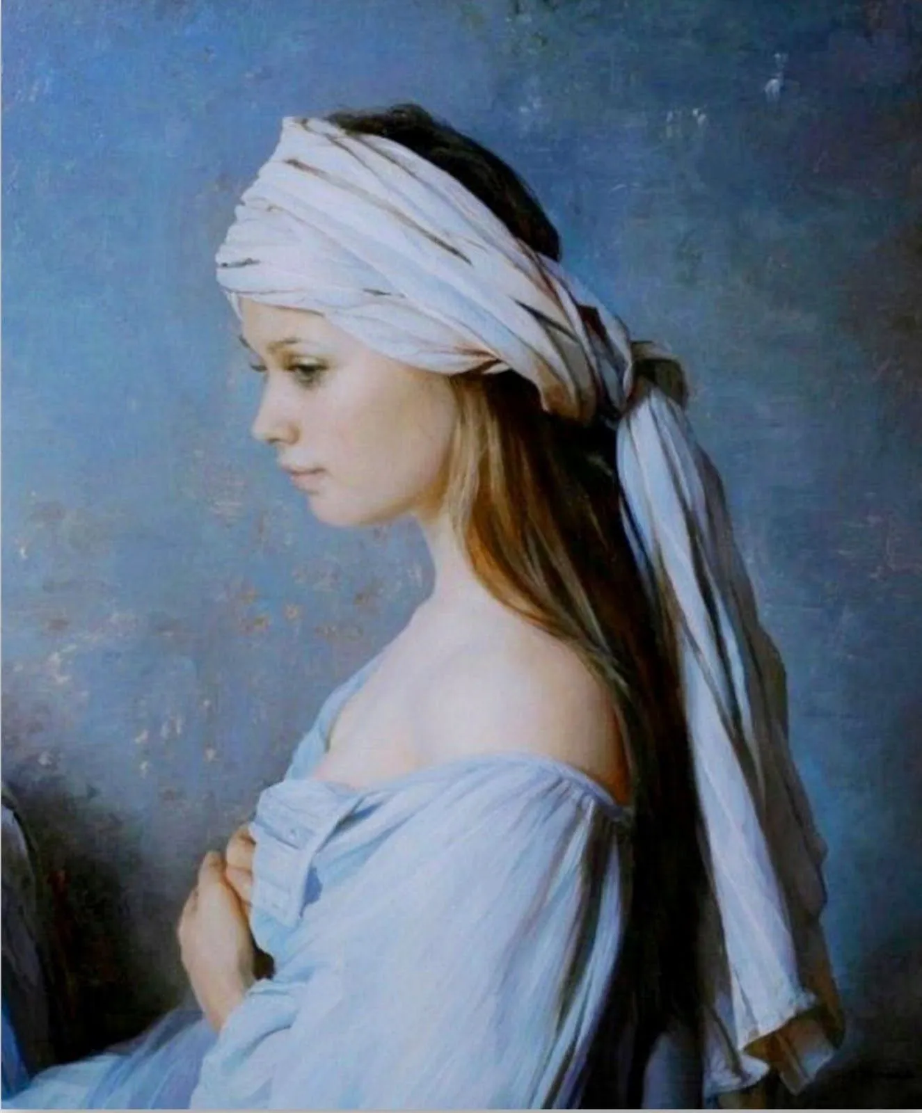 Pintura Moderna al Óleo: Cuadros: Pintura de mujer al óleo Pintura Moderna al Óleo: Cuadros: Pintura de mujer al óleo