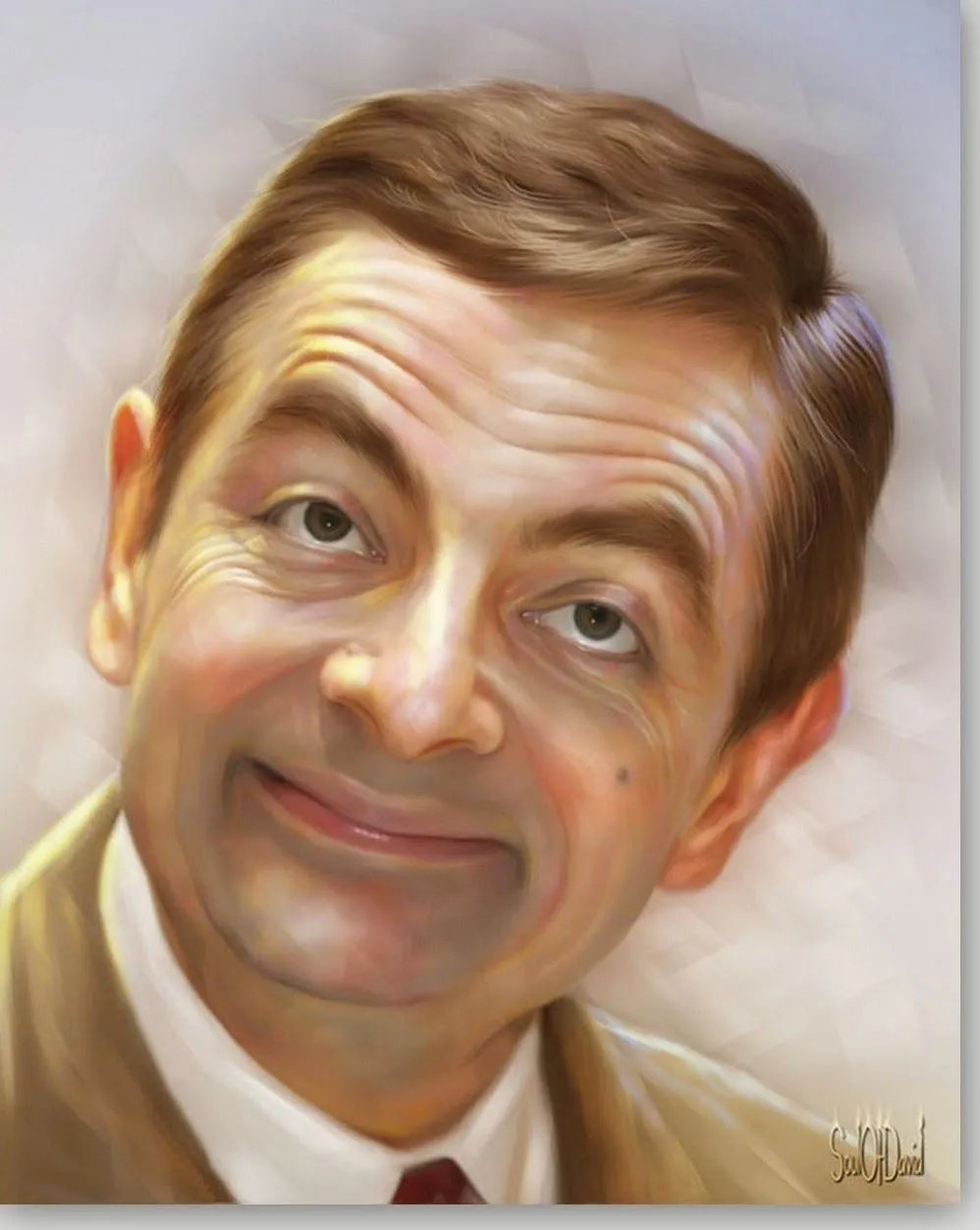 Pintura Moderna al Óleo: Rostros de Hombres Famosos en Pinturas Pintura Moderna al Óleo: Rostros de Hombres Famosos en Pinturas