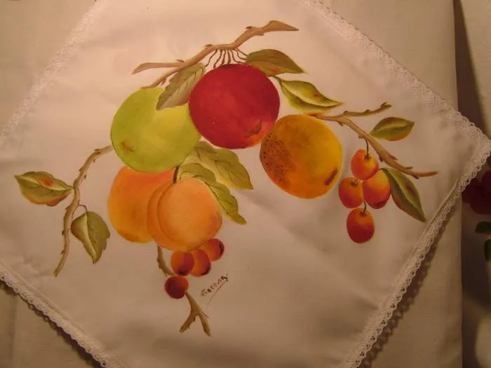 Pintar en tela frutas - Imagui