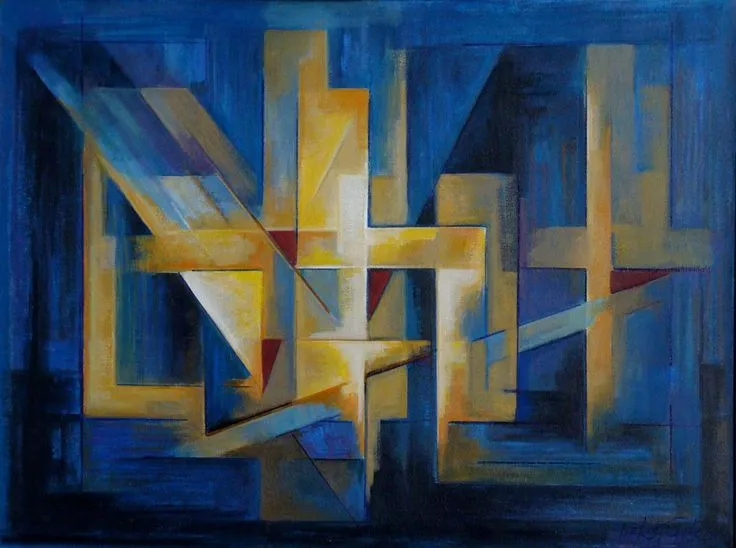 pinturas abstractas geometricas - Buscar con Google | My passion ...