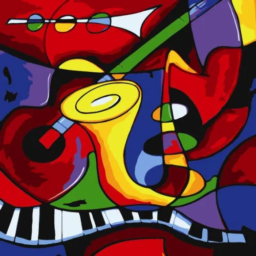 Pinturas abstractas de musica - Imagui