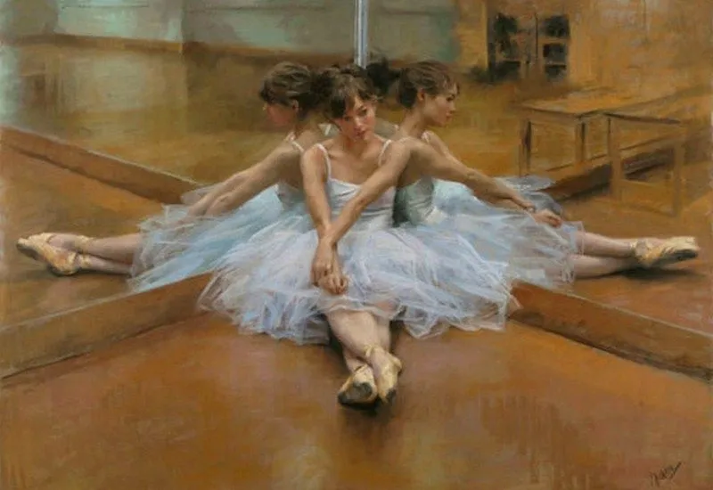 Pinturas de bailarinas de danza | Imágenes de Pinturas Pinturas de bailarinas de danza | Imágenes de Pinturas