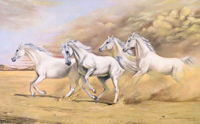 Pinturas de caballos salvajes | El club del arte, pinturas