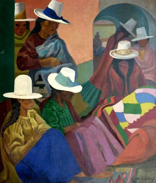 Pinturas de cholitas bolivianas - Imagui