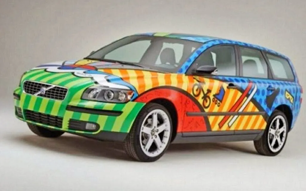 Pinturas Cuadros al Óleo: Carros Pintados en Arte Pop Pinturas Cuadros al Óleo: Carros Pintados en Arte Pop