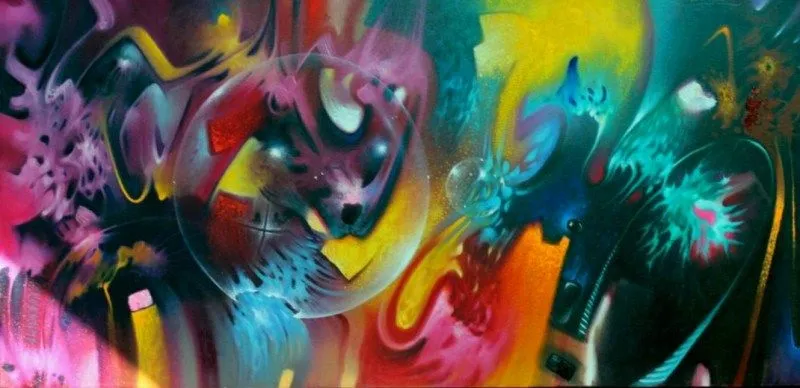 Pintura Moderna al Óleo: Pintura en óleo nueva serie de abstractos