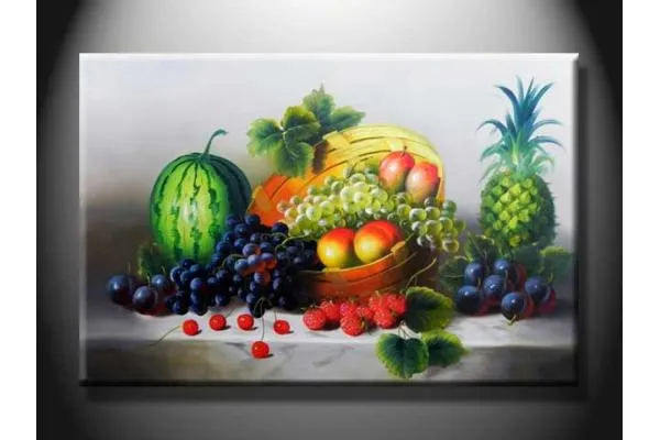 GDJW1043 Hermosa fruta cubierta ornamento pintura pintura al óleo ...