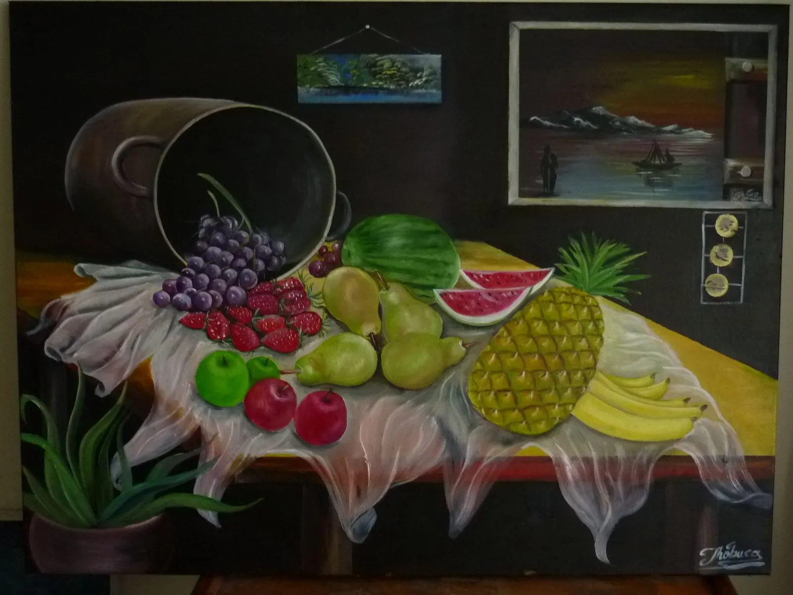 Pinturas de fruteros al oleo - Imagui
