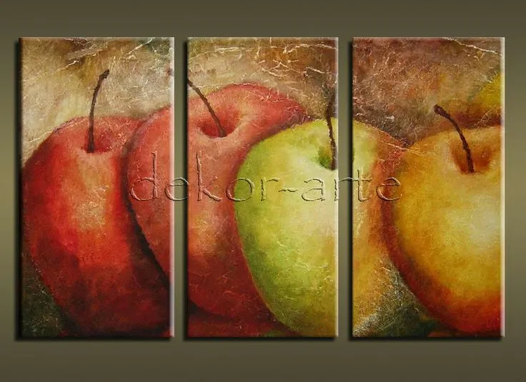 Cuadro Manzanas color | cuadros | Pinterest