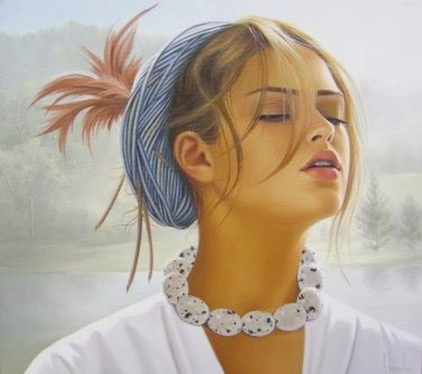 Pinturas al Óleo, Rostros de Mujeres Bellas, Ginette Beaulieu ... Pinturas al Óleo, Rostros de Mujeres Bellas, Ginette Beaulieu ...