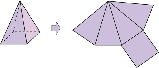 Como se hace una piramide cuadrangular - Imagui