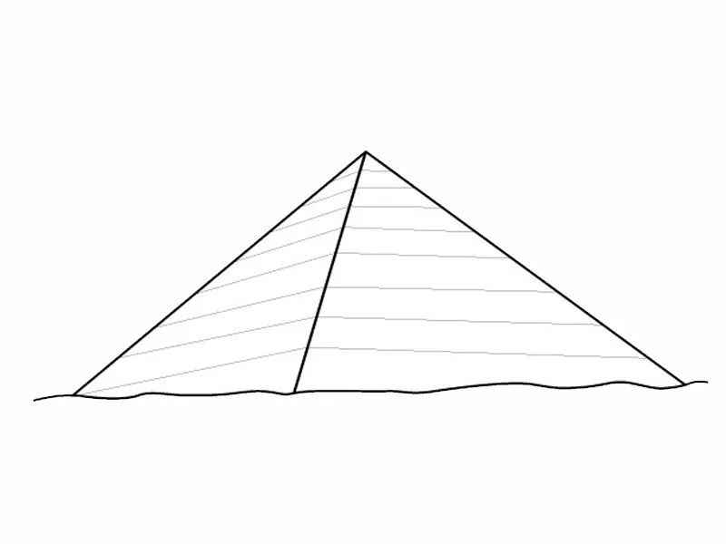 Pirámide: Dibujos para colorear