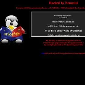Un pirata informático viste del Barça la web de Villa - Taringa!