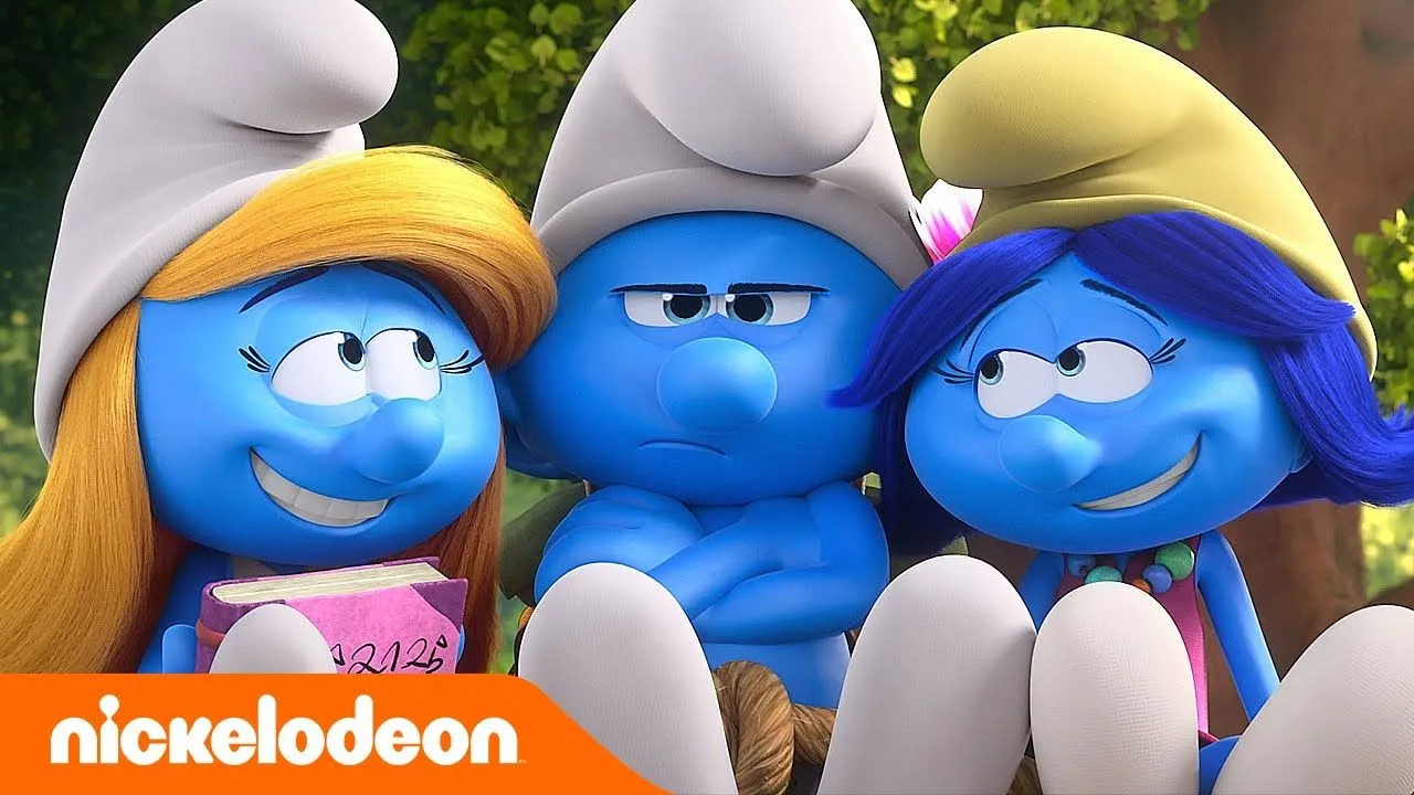 Los Pitufos | ¿Cómo hacer sonreír a Gruñón? | Nickelodeon en Español -  YouTube