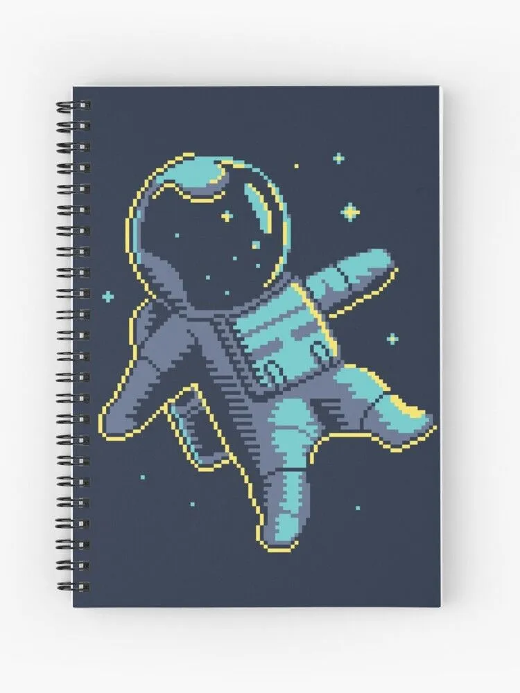 Pixel Art Astronaut, Drifting in Infinity