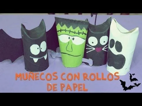 PixxelArt - Muñequitos Para Halloween Con Rollos De Papel ...