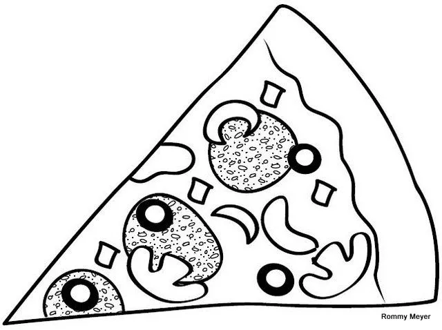 Pizzas dibujos - Imagui