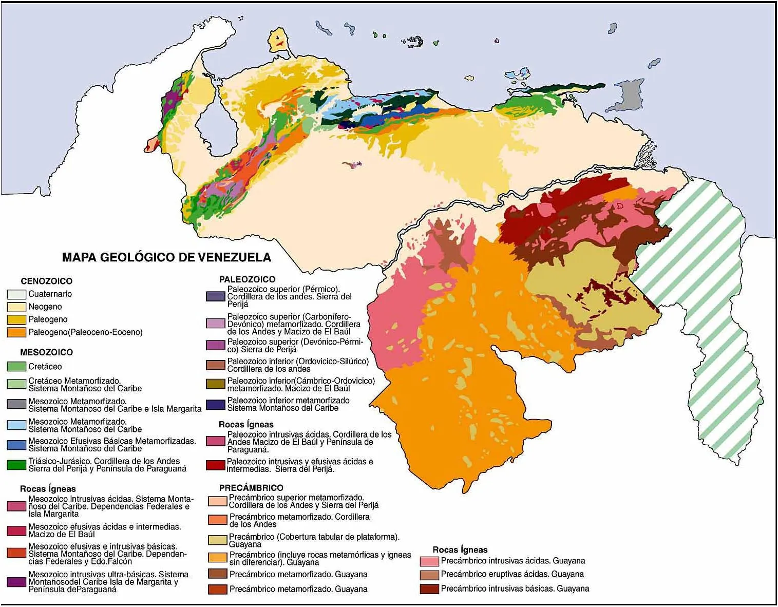El Planeta Azul: Historia Geológica de Venezuela