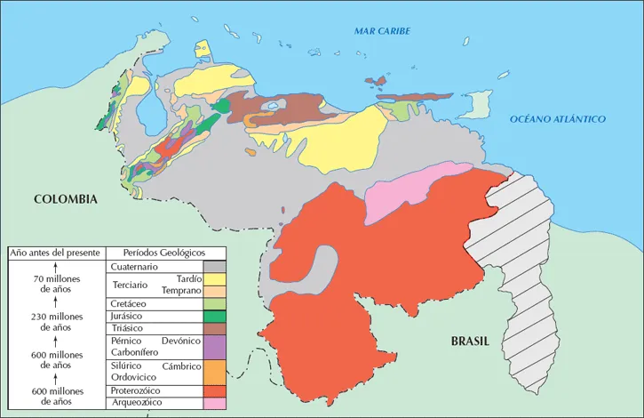 El Planeta Azul: Mapas geológicos de Venezuela