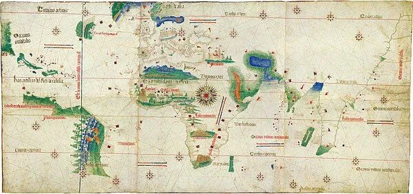 Planisferio de Cantino - Wikipedia, la enciclopedia libre