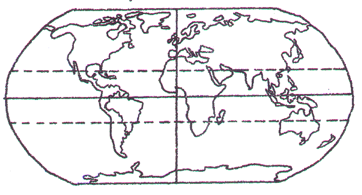 Planisferio del mundo para colorear - Imagui