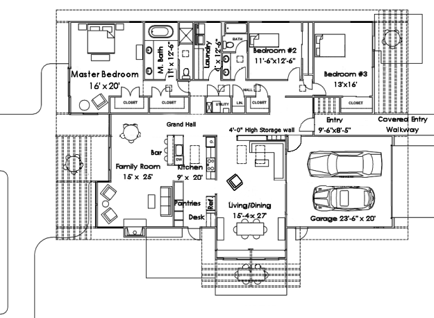 Plano casa moderna 240m2 | Planos de viviendas gratis - Diseños de ...