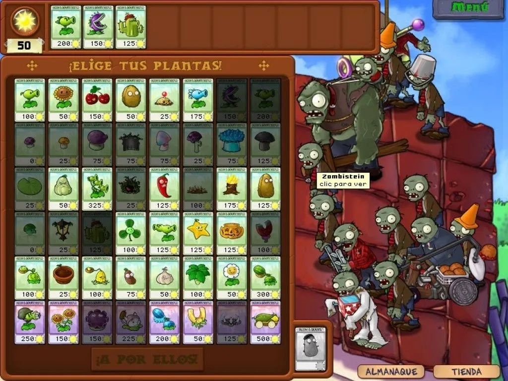 Plantas V/S Zombie Full Español Pc (Portable) - Identi