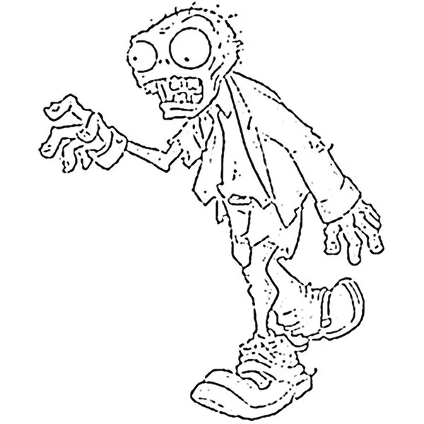 Dibujo de plantas vs zombies para imprimir - Imagui