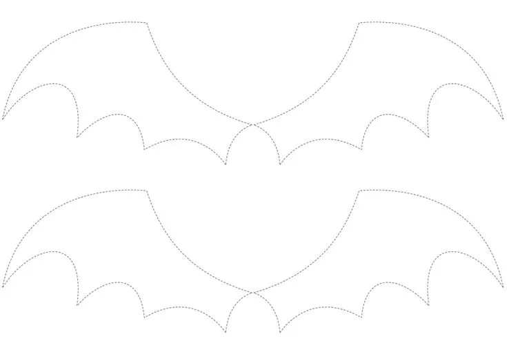 Plantilla alas de murciélago | La hora del cuento | Pinterest