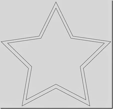 Plantilla estrella 5 puntas - Imagui