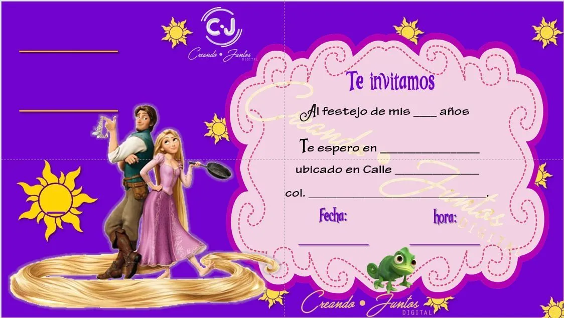 Plantilla invitación rapunzel | Invitaciones de rapunzel, Invitaciones digitales, Invitaciones Plantilla invitación rapunzel | Invitaciones de rapunzel, Invitaciones digitales, Invitaciones