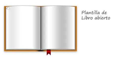 Plantilla de libro abierto PSD gratis | Plantilla