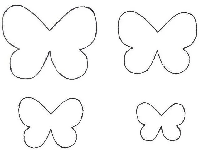 Plantillas de mariposas - Imagui