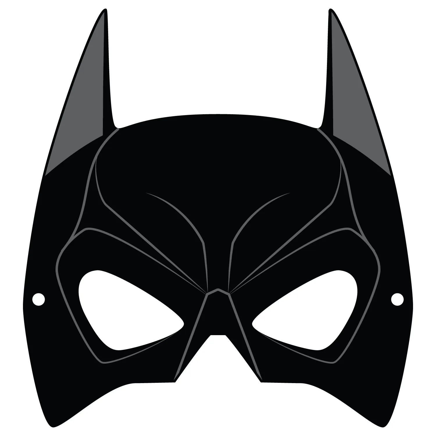 Plantilla de Máscara de Batman | Manualidades de papel para niños