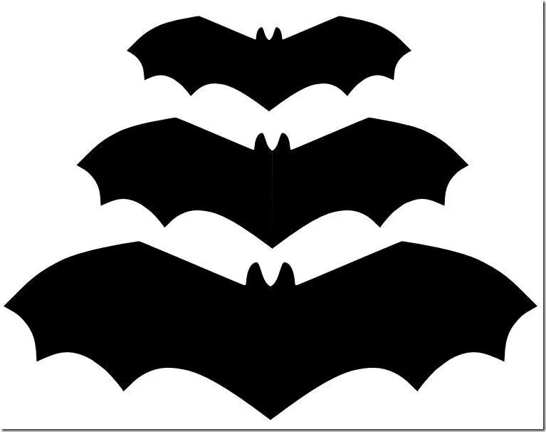 plantilla de murciélagos para imprimir | TODO HALLOWEEN | Dibujos de  halloween, Murcielagos de papel, Decoración halloween