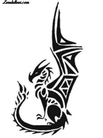 Plantillas tatuajes dragones - Imagui
