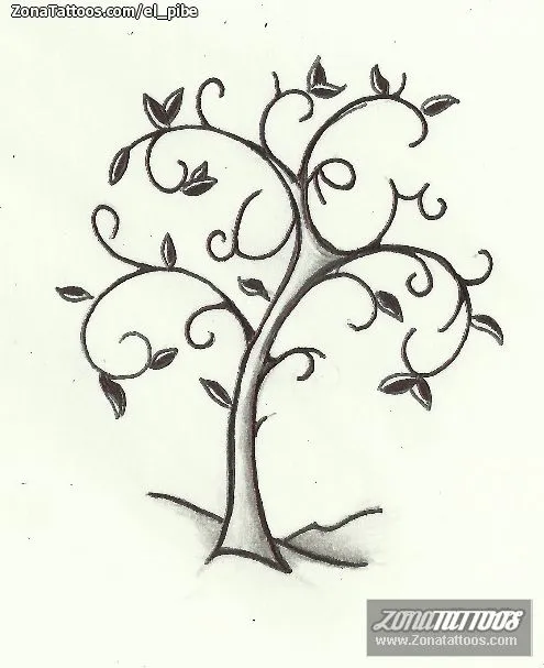 Plantilla/Diseño Tatuaje de El_Pibe - Árboles