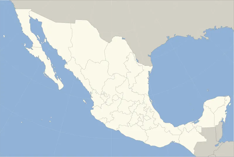 Plantilla:Mapa de México con nombres - Wikipedia, la enciclopedia ...