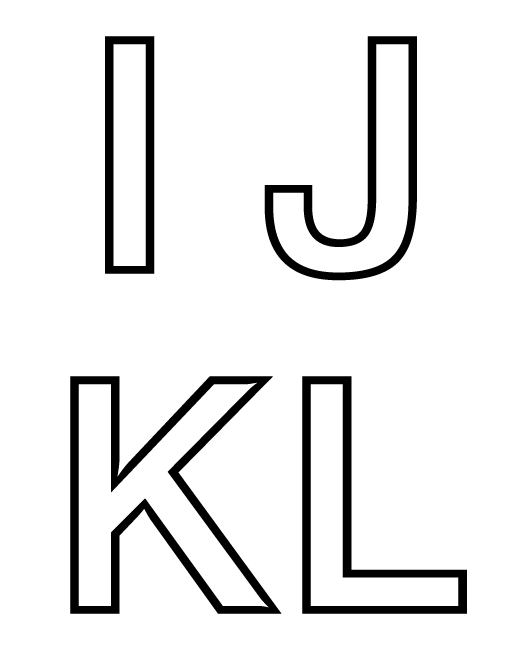 Plantillas abecedario con letras grandes - Imagui