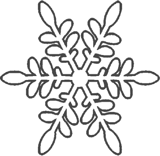Plantillas copos de nieve para manualidades | Divertidas de Navidad