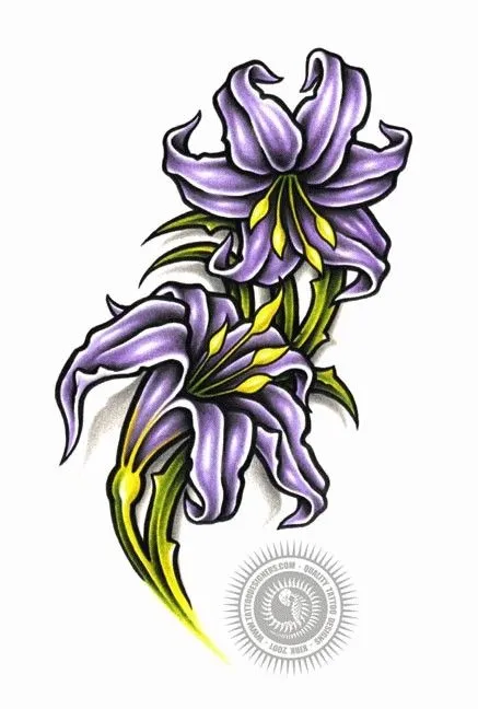 Plantillas tattoo flores. | Tattoos 32dll