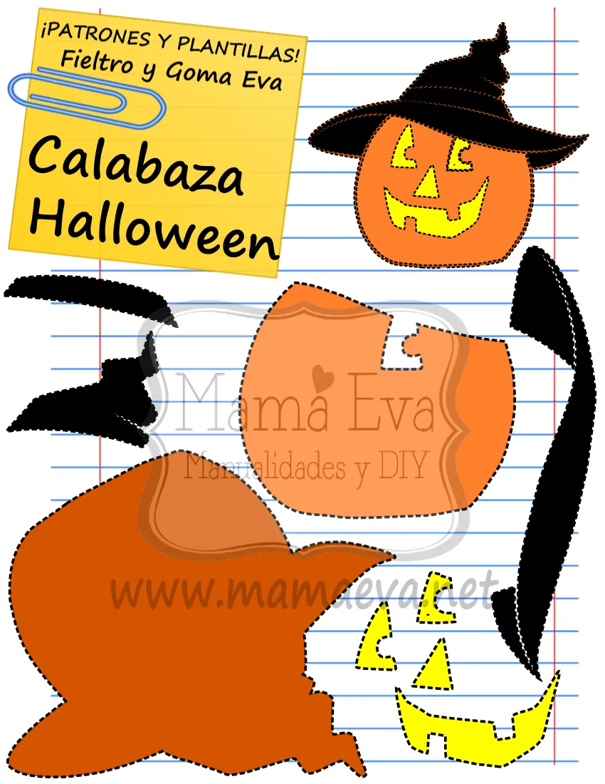 Plantillas de Halloween | Plantillas de halloween, Imprimibles halloween,  Muñecos halloween