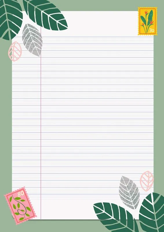 Plantillas hoja de cuaderno - Gratis y editables - Canva Plantillas hoja de cuaderno - Gratis y editables - Canva