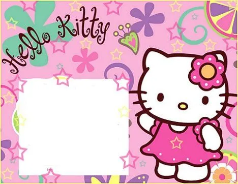 Tarjetitas de Kitty para personalizar - Imagui