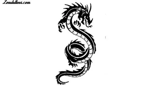 Plantilla de tatuajes de dragones - Imagui