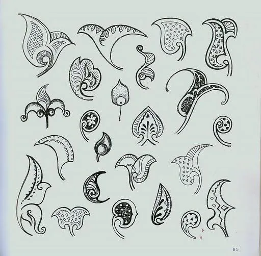 Plantillas para tatuajes de henna - Imagui