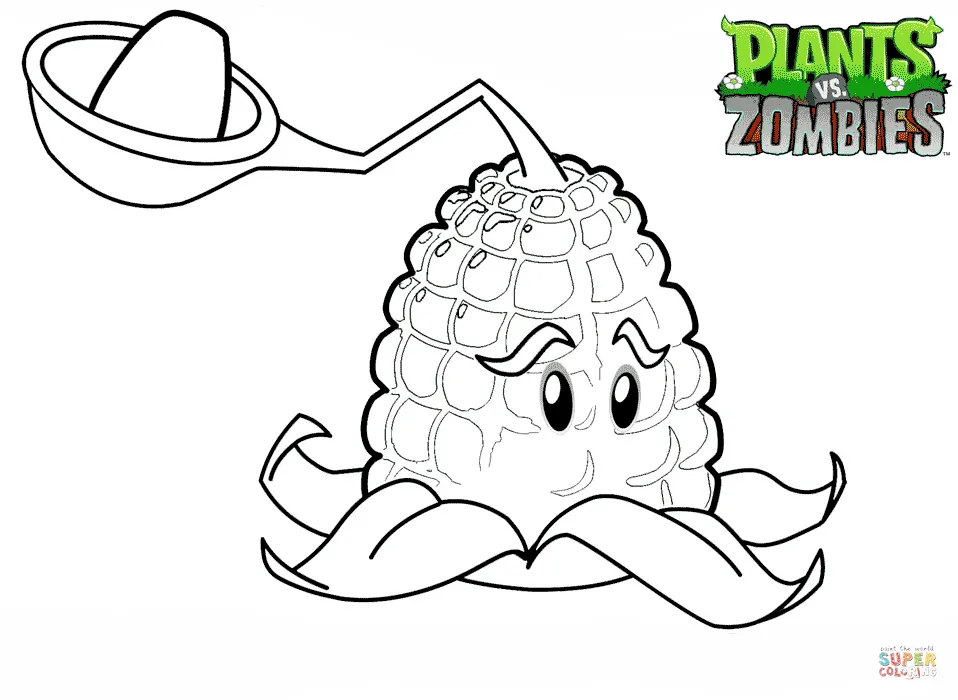 Plants vs. Zombies coloring pages | Free Coloring Pages